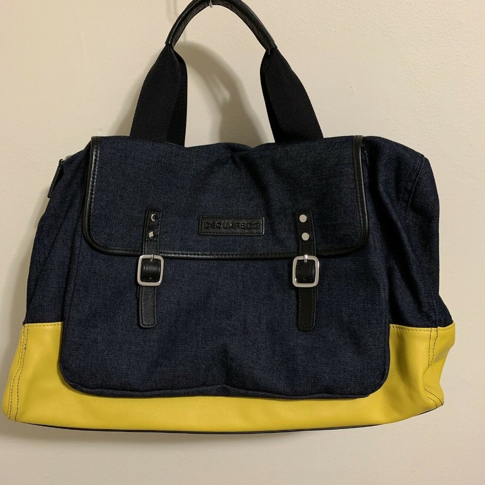 Dsquared2 Leather Duffel Bag